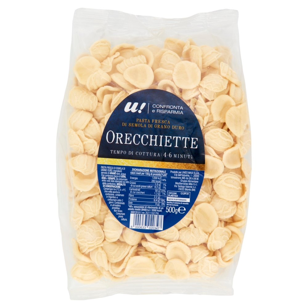 Orecchiette, 500 g